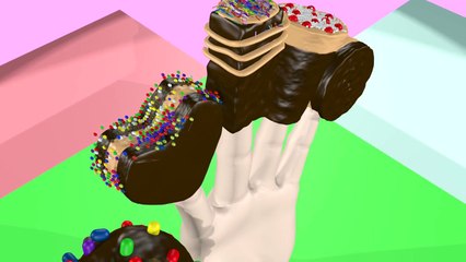 Chocolate Finger Family - Candies & Ice Creams Nursery Rhyme 3D