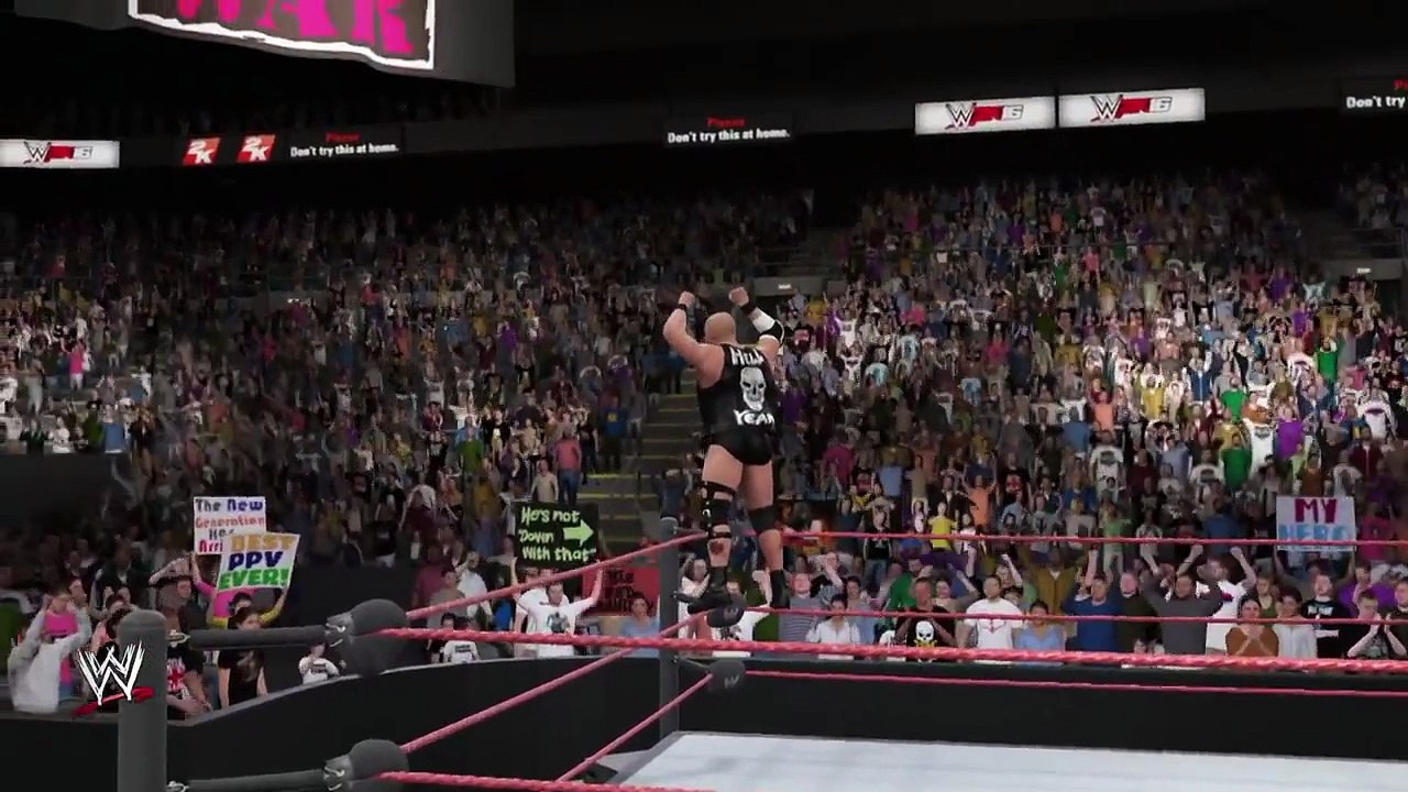 Stone Cold Steve Austin vs. Kane: WWE 2K16 2K Showcase walkthrough Part 10
