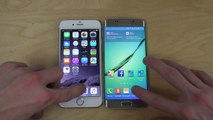 iPhone 6 iOS 8.4 Official vs. Samsung Galaxy S6 Edge - Which Is Faster? (4K)