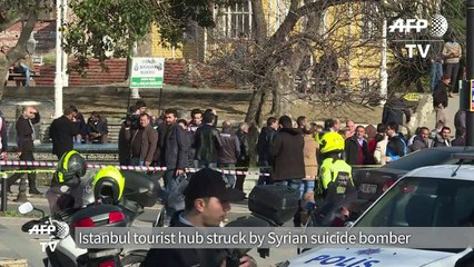 Istanbul tourist hub struck by Syrian suicide bomber