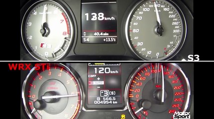 0-250 km/h : Audi S3 VS Subaru WRX STi (Motorsport)