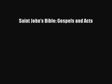 [PDF Download] Saint John's Bible: Gospels and Acts [Read] Online