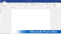 Microsoft Word 2016 Setting proofing and autocorrect options