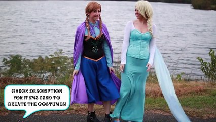 Mon Costume DHalloween! BRICOLAGE Congelés Elsa et Anna | #OOTD