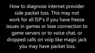 How to test if your Internet service has packet loss