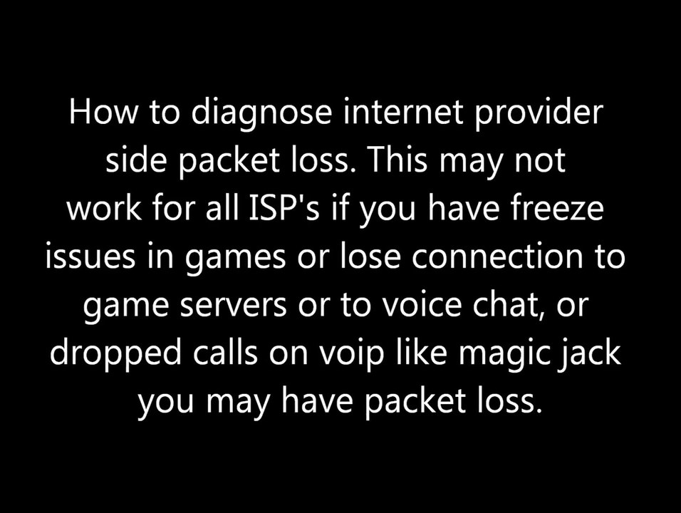 How to test if your Internet service has packet loss