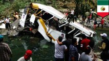 メキシコでバス転落　21人死亡