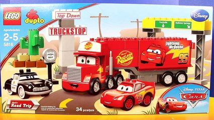 Download Video: Lego Duplo Disney Pixar Cars Macks Road Trip With Lightning McQueen Sheriff Mack