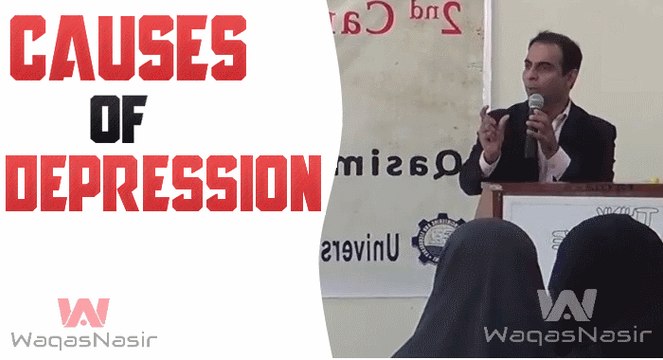 4 Causes of Depression | Qasim Ali Shah | Urdu/Hindi | WaqasNasir