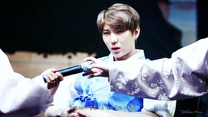 160109 여의도 팬사인회 택운 라비 업고 심기 불편