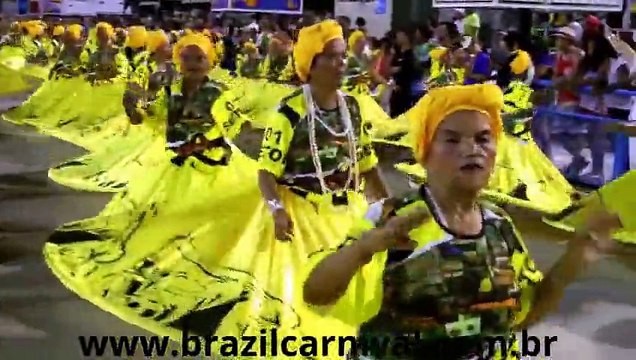 BRAZILIAN BAIANAS at Rio Carnival Sambadrome
