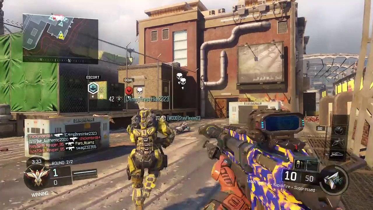 Call of Duty®: Black Ops IIl gameplay   Split 5 on screen