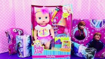 Baby Alive BIRTHDAY PARTY Disney Frozen Gifts Swim Dress Up Clothes, Blind Bags & Surprise Eggs Toys