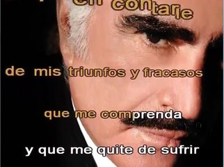 URGE - VICENTE FERNANDEZ - KARAOKE - PISTA Y LETRA
