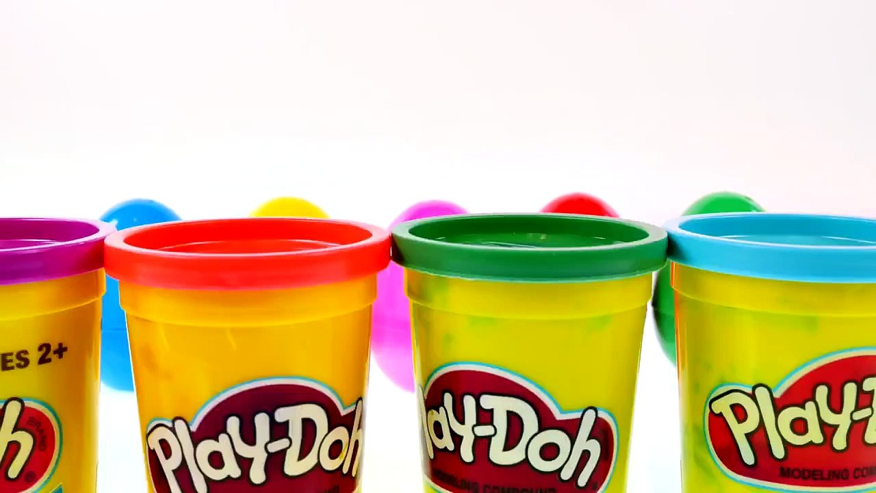 PLAY DOH Stop Motion Surprise Eggs Disney Elsa Frozen Domo-Kun Toy Animation by DCTC