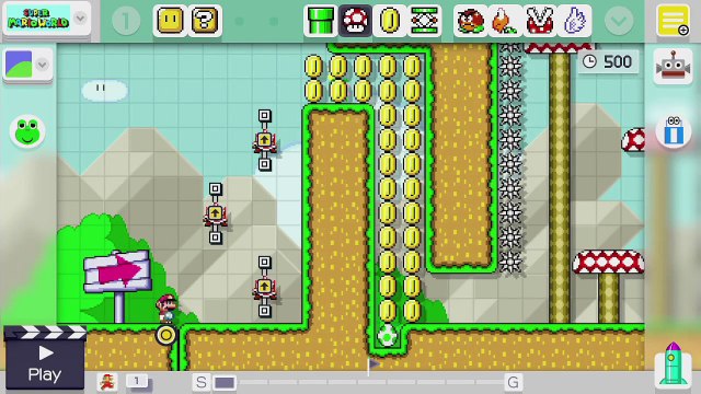 Super Mario Maker - Viewer Levels - Name: Not Kaizo - ID: BD14-0000-0187-A223