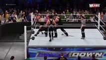 Undertaker vs Roman Reigns vs Sting Smackdown WWE2K16 GamePlay (HD)