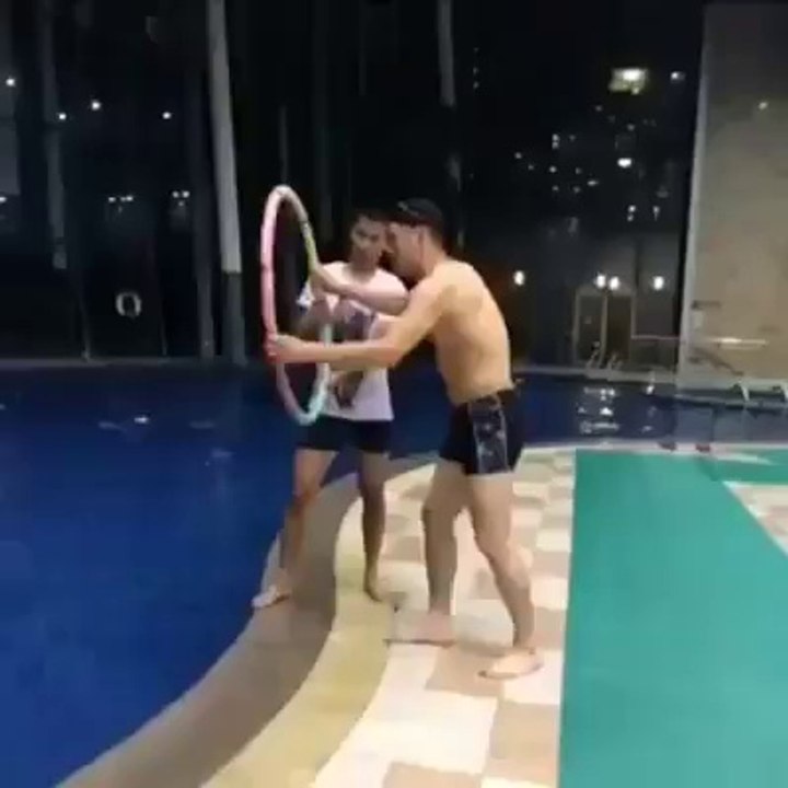 pool fun at swimming pool