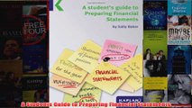 A Students Guide to Preparing Financial Statements