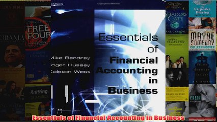 Essentials of Financial Accounting in Business