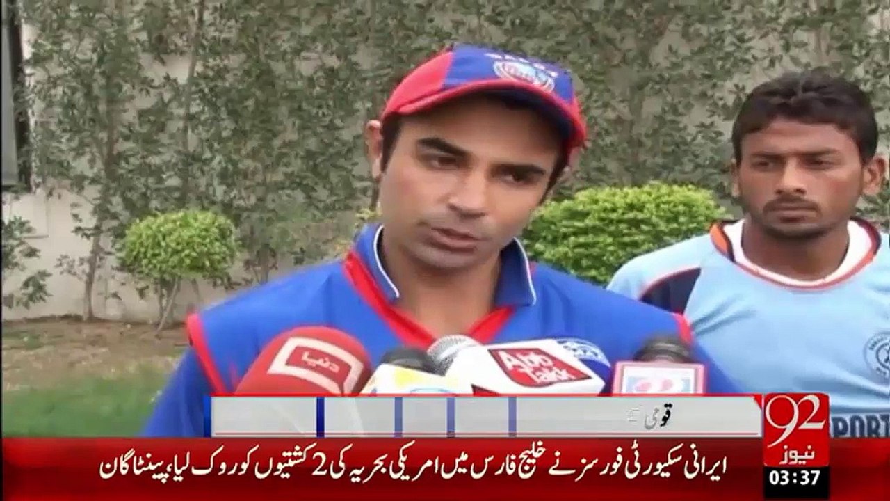 Mohammad Asif Veena Malik Ki Baat Per Chaltay Banay - 13-Jan-16 - 92NewsHD