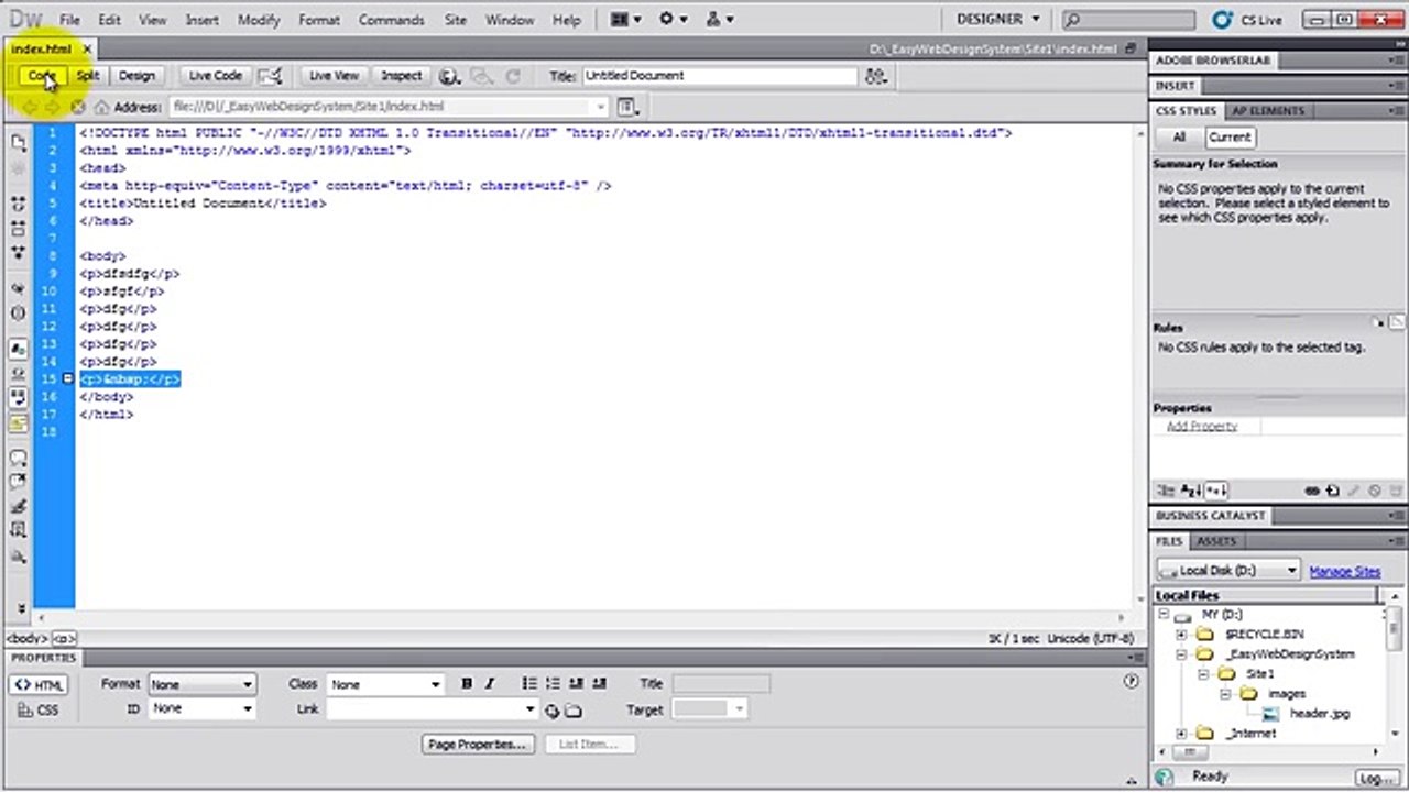 How To Make a Website in Dreamweaver (Tutorial)
