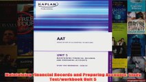 Maintaining Financial Records and Preparing Accounts Study Textworkbook Unit 5