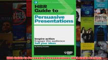 HBR Guide to Persuasive Presentations HBR Guide Series