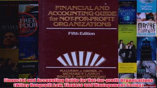 Financial and Accounting Guide for Notforprofit Organizations Wiley Nonprofit Law