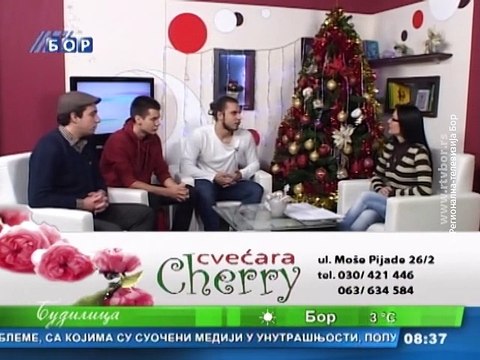 Budilica gostovanje (Aleksa Rajković, Mladen Stanković, Veljko Petrović), 13. januar 2016. (RTV Bor)
