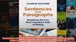 Sentences and Paragraphs Mastering the Two Most Important Units of Writing The Writing