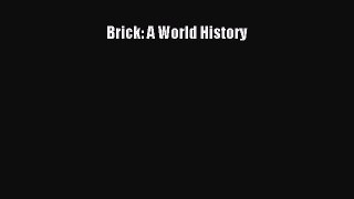 PDF Download Brick: A World History Download Online