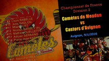 Comètes de Meudon vs Castors d’Avignon  9/1/2016
