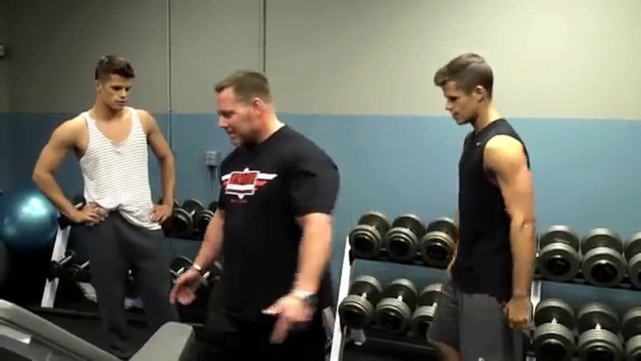 TW BTS Working Out With Teen Wolf
