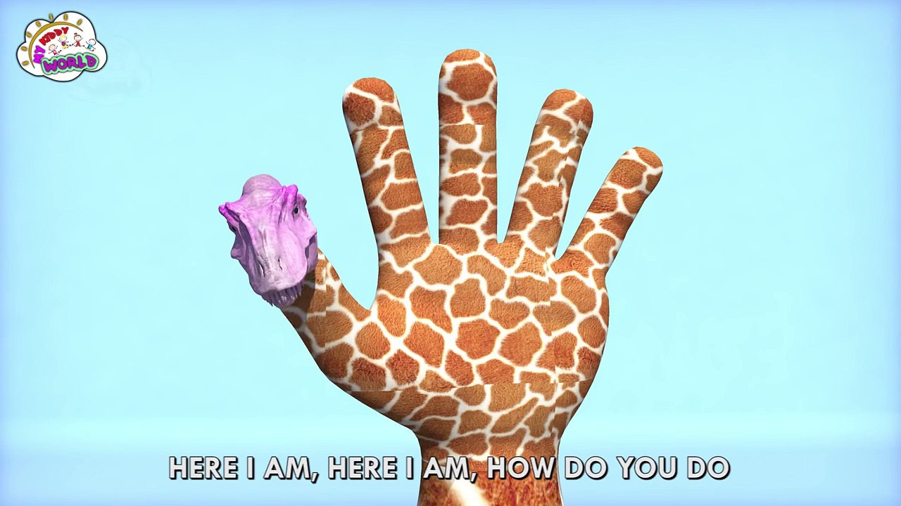 Finger Family Crazy Dinosaur Family Nursery Rhyme | Funny Finger Family Songs For Children
