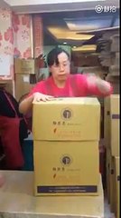 Kung Fu Packaging. Don’t miss out her proud expression at the end