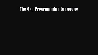 [PDF Download] The C++ Programming Language [Download] Online