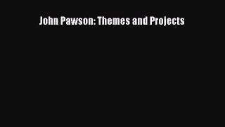 PDF Download John Pawson: Themes and Projects PDF Full Ebook