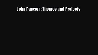 PDF Download John Pawson: Themes and Projects PDF Full Ebook