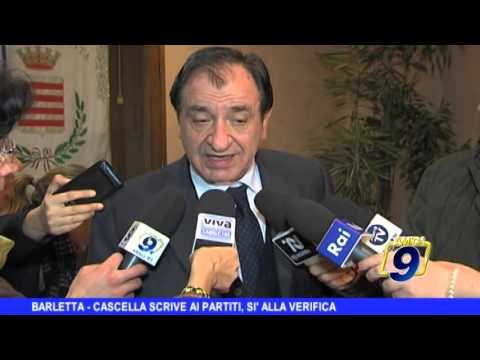 Barletta | Cascella scrive ai partiti, sì alla verifica