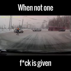 Quand tu traverses sans en avoir rien à foutre