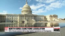 U.S. House passes bill to tighten sanctions on N. Korea