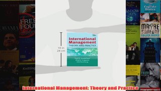 International Management Theory and Practice