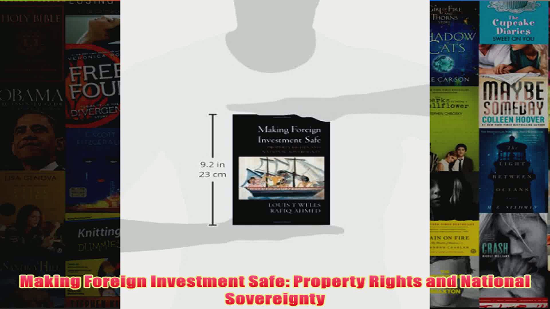 Making Foreign Investment Safe Property Rights and National Sovereignty