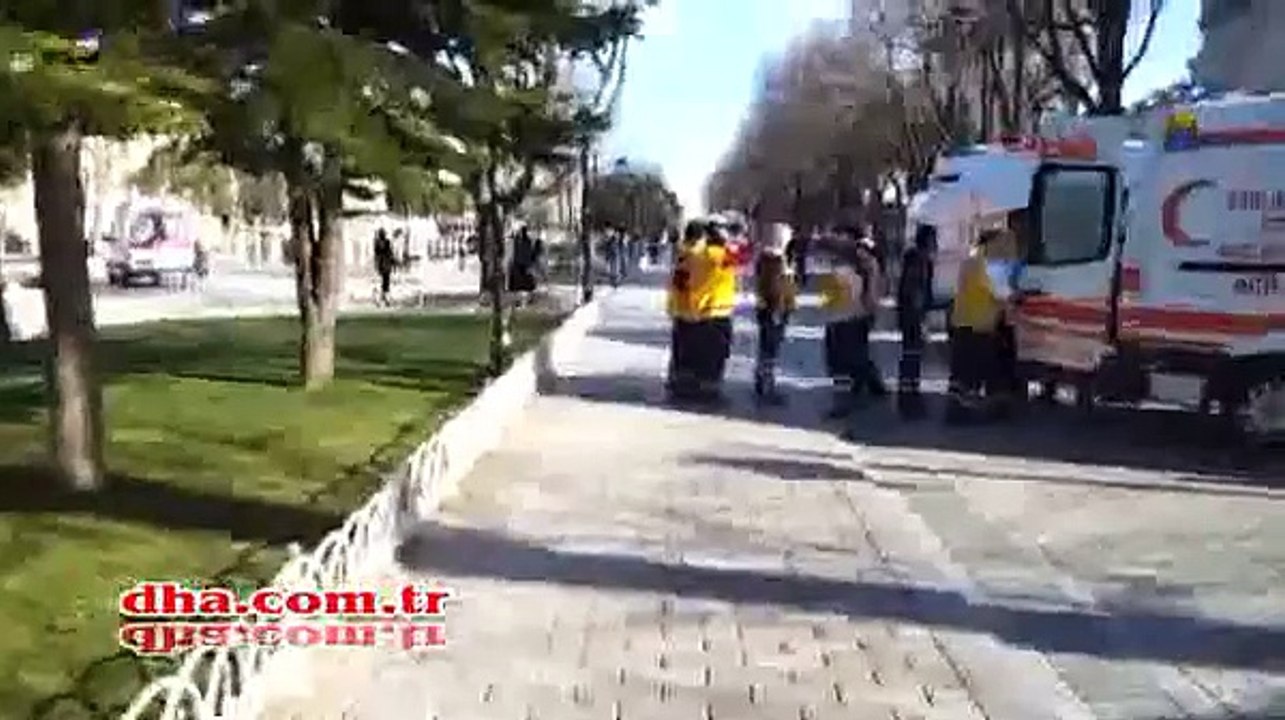 İstanbul'da Patlama - Sulttanahmet Patlaması Olay Görüntüleri