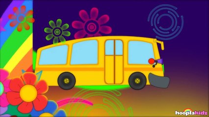 Wheels On The Bus Go Round And Round | Nursery Rhymes For Babies | New Yellow Bus by Hoopl