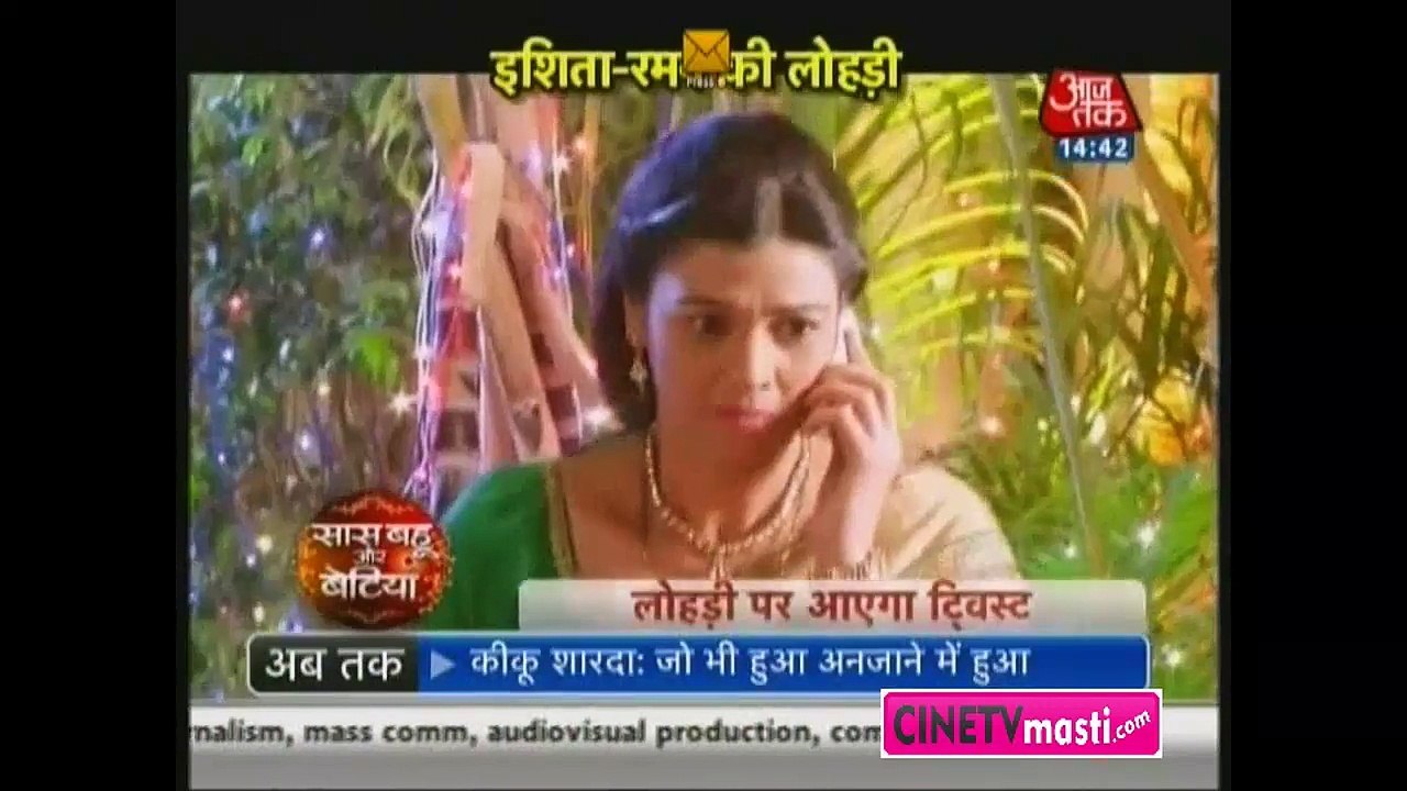 Yeh Hai Mohabbatein 13th janauary 2016 Ishita-Raman ki Suni-Suni lohori cinetvmasti.com