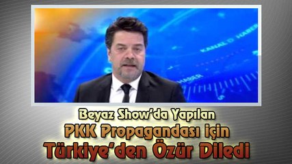 Beyaz, Türkiye'den Özür Diledi