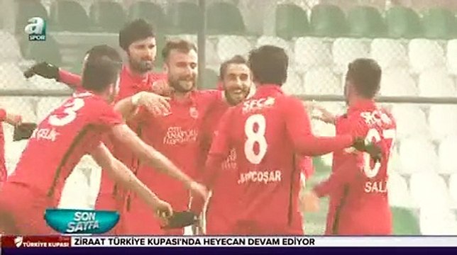 12.01.2016 - 2015-2016 Turkish Cup Group E Matchday 4 Kastamonuspor 1966 1-2 Akhisar Belediyespor