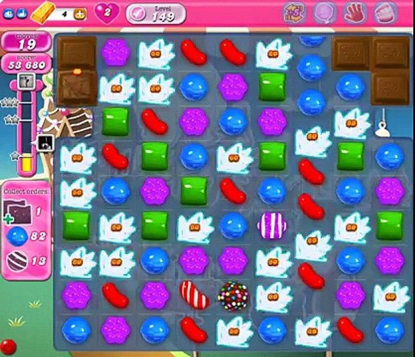 Candy Crush Saga Gameplay Level 149